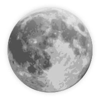 weather icon - full moon