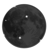 weather icon - new moon