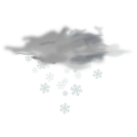 weather icon - snowy