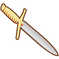 Simple Pagan Knife Icon