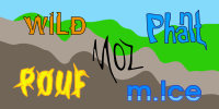 Cute fictional graffiti for SuperTuxKart