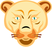 lion face