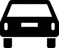 car pictogram rear