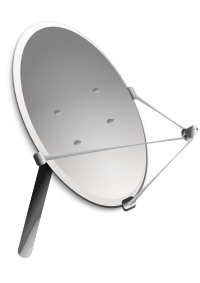satellite antenna (dish)