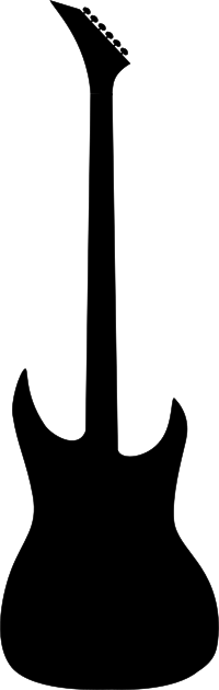 Guitar silhouette