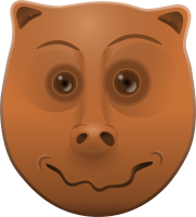 cartoon animal head