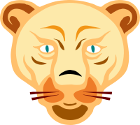 lion face