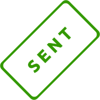 Sent Business Stamp 1