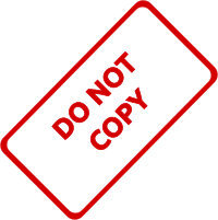 Do Not Copy Business Stamp 1