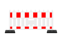 German roadworks-barrier