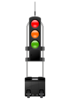 mobile roadwork traffic-light