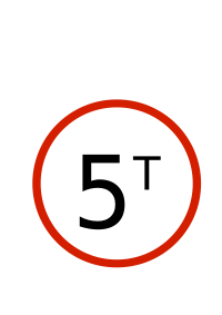 Indian road sign - Load limit
