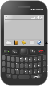 Smartphone qwerty