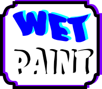 wet paint
