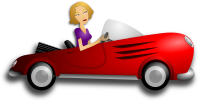Blonde Female Driver
