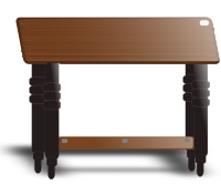 Teak Top Table