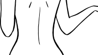Abstract Female Back View