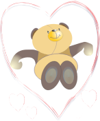 oso corazon