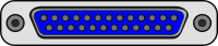 Parallel DB25 Female