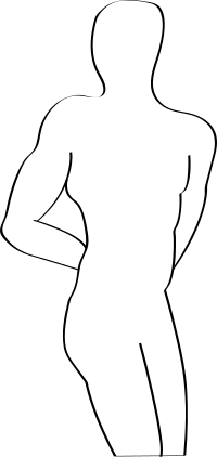 silhouette of man