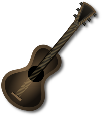 Brown Guitar
