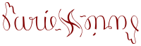 Ambigramme Marie-Anne