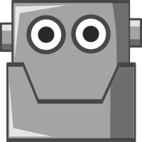 Cute Robot Head (Same Eyes)