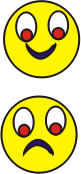 happy sad