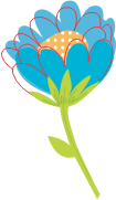 Blue Flower Vector