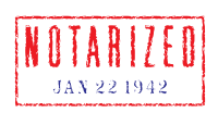 "Notarized" Stamp