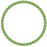 Wreath ornamental decoration