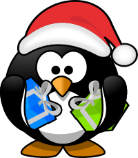 Santa penguin