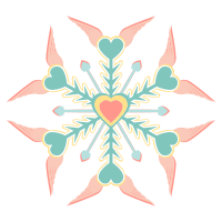 Sandy Hook Digital Snowflake