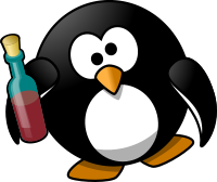 Drunk penguin
