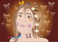 Linda fairy butterflies