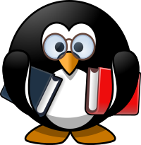 Bookworm penguin