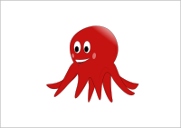 little red octopus