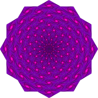 Weaving Iris Mandala