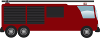 Camion de pompiers avec echelle