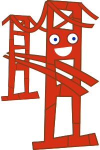 Cute San Francisco Golden Gate Bridge