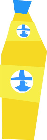 Simple Cartoon Energy Drink Bottle