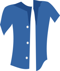 blue shirt