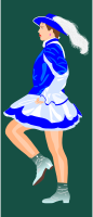 lady in a short dress