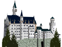 medieval castle, detailed version