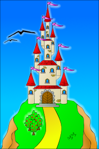 castle on a hill