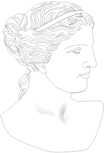Classical Woman Outline