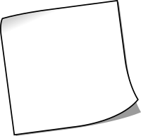 Blank sticky note 1