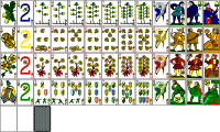 Swiss card deck XVII