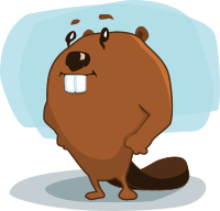 cartoon beaver