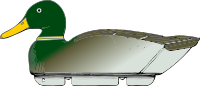 duck decoy -side view